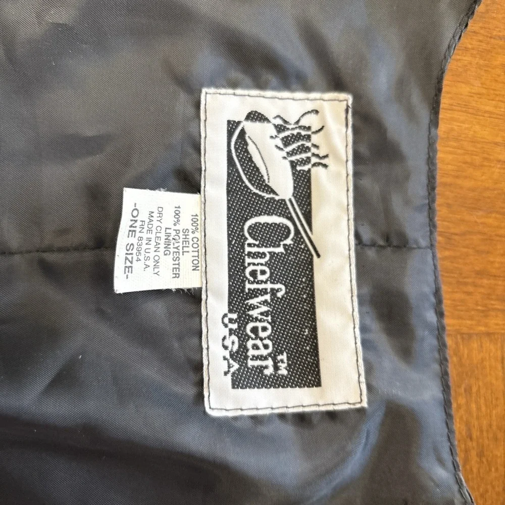 Chefs Wear‎ Men's Vest Coffee Beans And Coffee Cups One Size